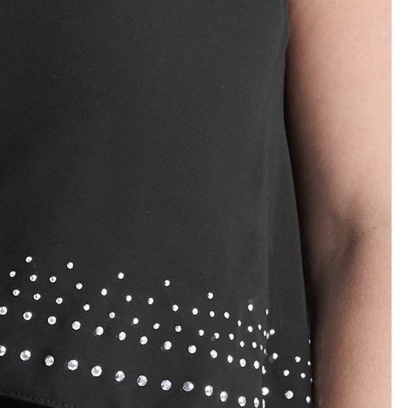 Plus Size One-Shoulder
Embellished Dress Black color Size 3X - Picture 4 of 9